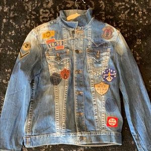 True Religion Denim Jacket Size Large